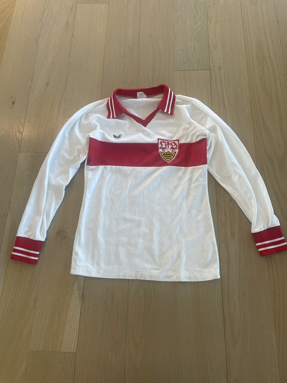 STUTTGART 1978 1980 HOME FOOTBALL SHIRT VINTAGE SOCCER JERSEY RARE SM 3/4 ERIMA