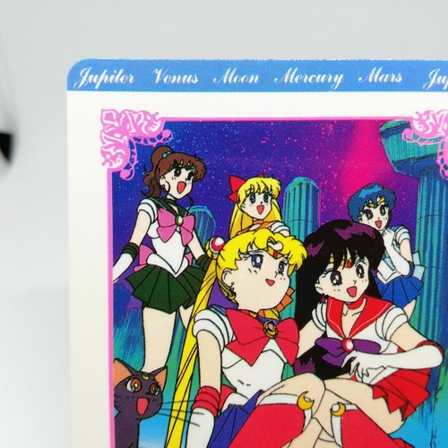127 5 Sailor Warriors Sailor Moon Card Super R S Anime BANDAI NAKAYSHI - Picture 2 of 12
