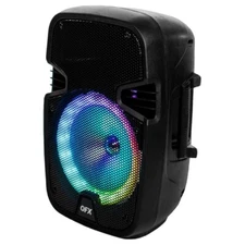 Portable Bluetooth Loudspeaker, 8-Inch Tall, Includes PA System with Remote