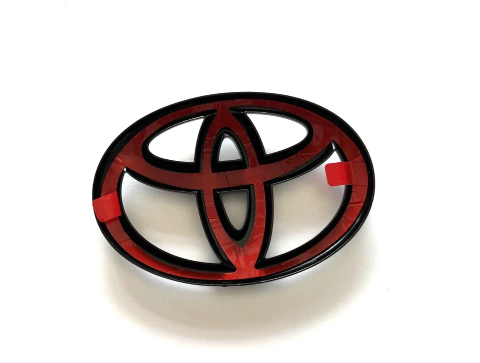 EMBLEMA SUPERPUESTO NEGRO BRILLANTE apto para Toyota Corolla 2015-2019 sedán SE XSE LE XLE L Foto 2 de 2