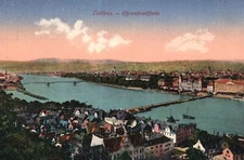 Koblenz-Ehrenbreitstein is a District Deutsches Eck Germany Vintage Postcard