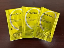 3 Malibu De-Ox De Ox Stops Bleach Color Chemical Processing Other Hair Finishes