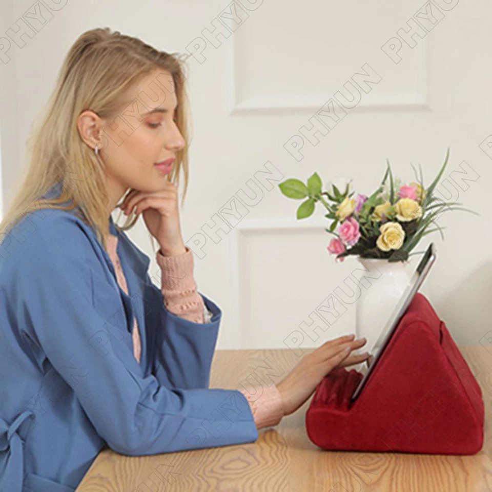 Tablet Pillow Stand Soft Multi-Angle Pad Pillow Holders For Lap Pad Bed Stand - Image 4 of 4