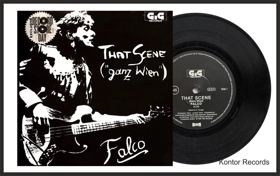 Falco "that scene" (ganz wien) limited Vinyl Single 7" NEU RSD2024 - Bild 1 von 1