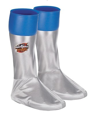 Power Rangers Operation Overdrive Mercury Boot Covers New for