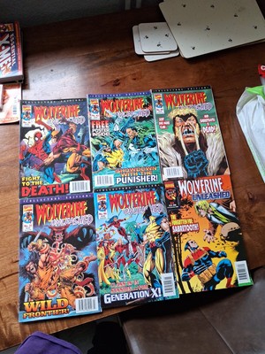 Wolverine Unleashed Comic Book Bundle 1998-1999 Marvel Panini Comics