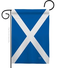 Breeze Decor St Andrews Cross Garden Flag Double-Sided Made in USA