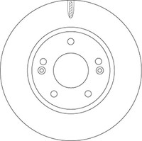 2X Bremsscheibe TRW DF6936 FüR Ioniq AE KIA Niro DE Hyundai GDI Hybrid Plug 1