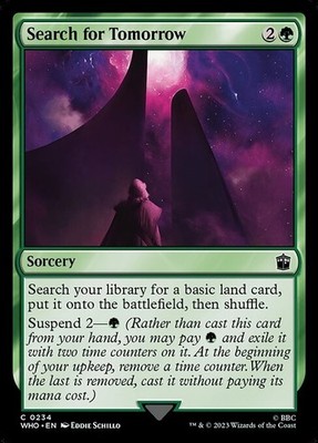 Search for Tomorrow Universes Beyond: Doctor Who Magic The Gathering MTG