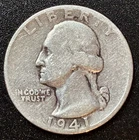 1941 Washington Quarter Silver