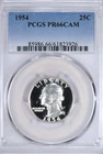 1954 Washington Quarter Proof PCGS PR 66 CAM PF 66 CAMEO Frosty Silver Coin 25C
