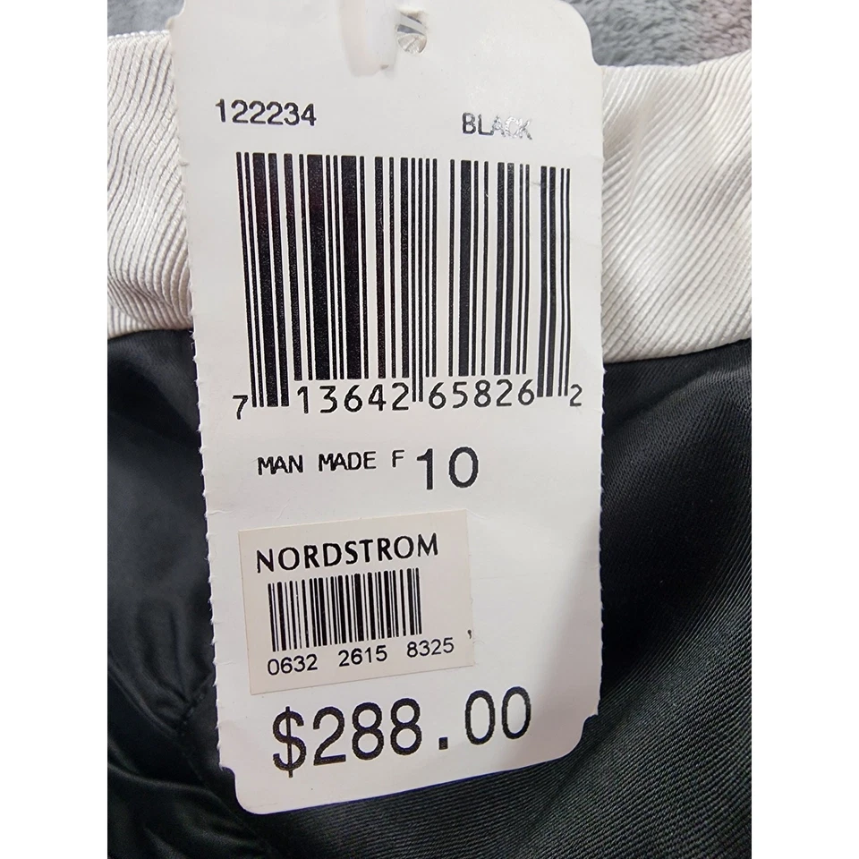 NUEVO Mini Vestido Vaina Kay Unger Borde En Contraste Sin Tirantes Talla 10 Negro Blanco  Foto 4 de 4