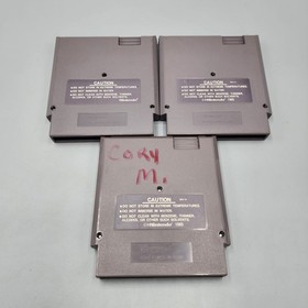 NES Game Lot: Hoops, 10-Yard Fight + Bases Loaded 2 Second Season (Nintendo)