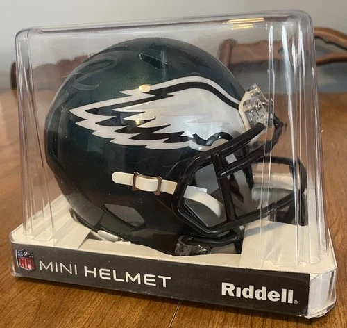 JALEN HURTS Signed Auto Philadelphia Eagles Riddell Mini Helmet FIVESTAR