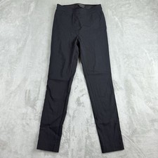 Fabrizio Gianni Pants Women 2 Black Stretch Skinny Leg Elastic Waist Made In USA