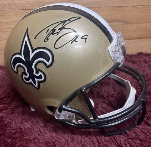 Drew Brees Autograph Signed New Orleans Saints Full Size Helmet BAS Authentic