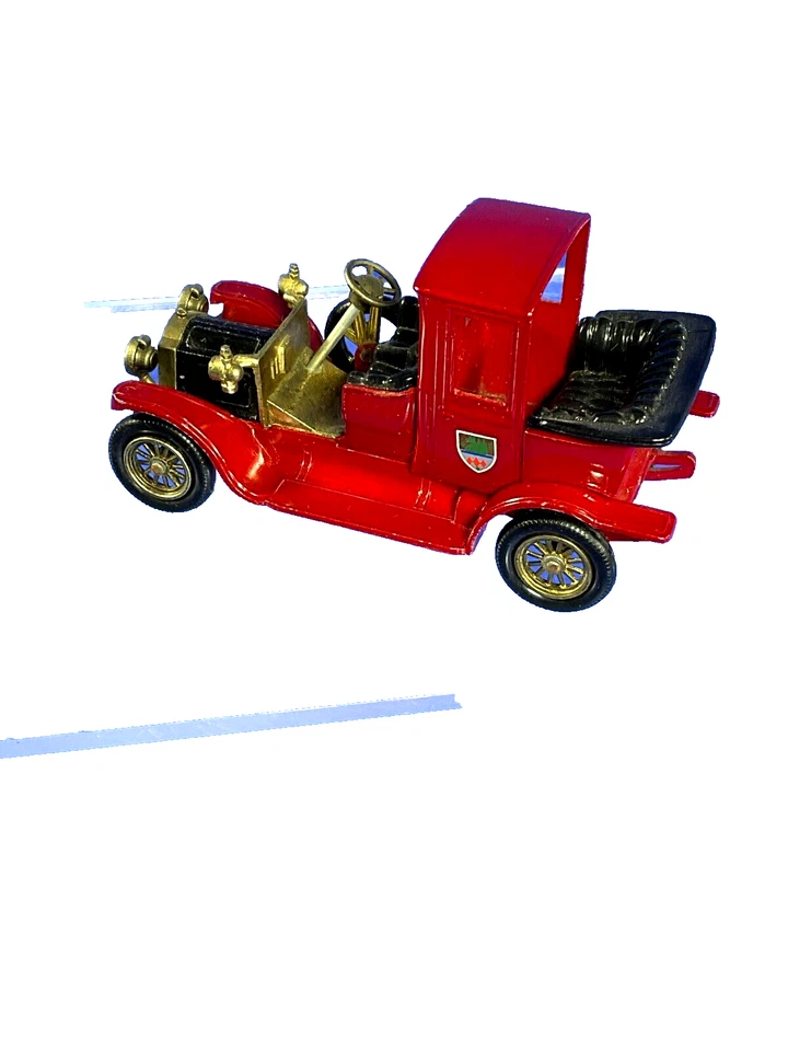 De colección, 1964 Lesney, 1912 rojo, Packard Landaulet, n.º Y-11,v.1, Hecho en Inglaterra Foto 3 de 4