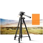Camera Tripod Aluminum Alloy 54.7in 3-Section Portable w/ Quick Release Plate