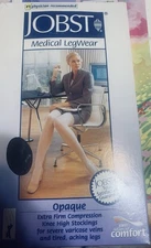 Jobst Medical Legwear Women's Compression 30-40 mmHg Knee High Black Medium 