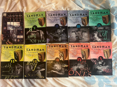 The Sandman Complete Set Volumes 1-10 Books Neil Gaiman