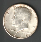 1964 Kennedy Half Dollar • 90% Silver • Raw F‑VF • First‑Year Issue • $29   Melt