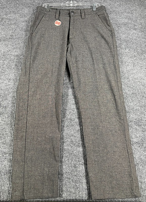 Brixton Pants Mens 31x32 Brown Performance Choice Relaxed Fit Comfort New