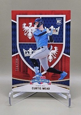 2024 Panini Crusade Baseball Curtis Mead #117 Red /299 