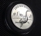 LOCH NESS MONSTER 2022 – 2 TROY OUNCE .999 FINE SILVER 39MM INTAGLIO MINT