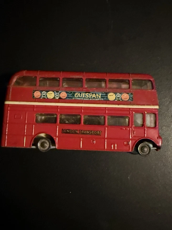 Corgi 468 London Transport Routemaster Bus 1967 vintage original OUTSPAN Oranges - Image 3 of 3