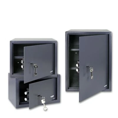 HMF Safe Möbeltresor Doppelbartschloss Hotelsafe Geldsafe Geldschrank Minisafe - Bild 1 von 4