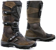 Forma Adventure DRY 100% Waterproof Tall Leather Motorcycle Boots - Brown