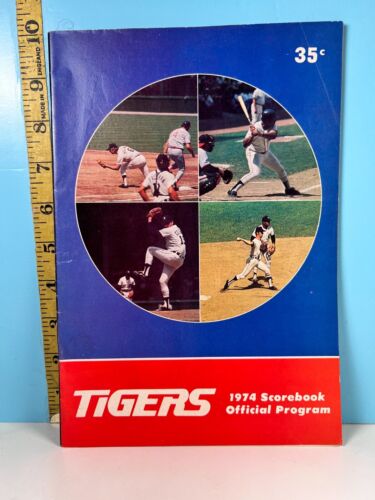 🔥14 Aug 1974 Detroit Tigers Program v Royals (O. Cepeda Final HR!!) 🔥