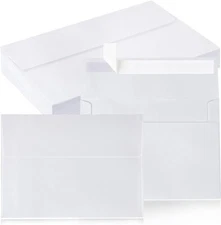 40 Pack 5x7 Envelopes for Invitations A7 Printable White Envelopes Envelopes ...