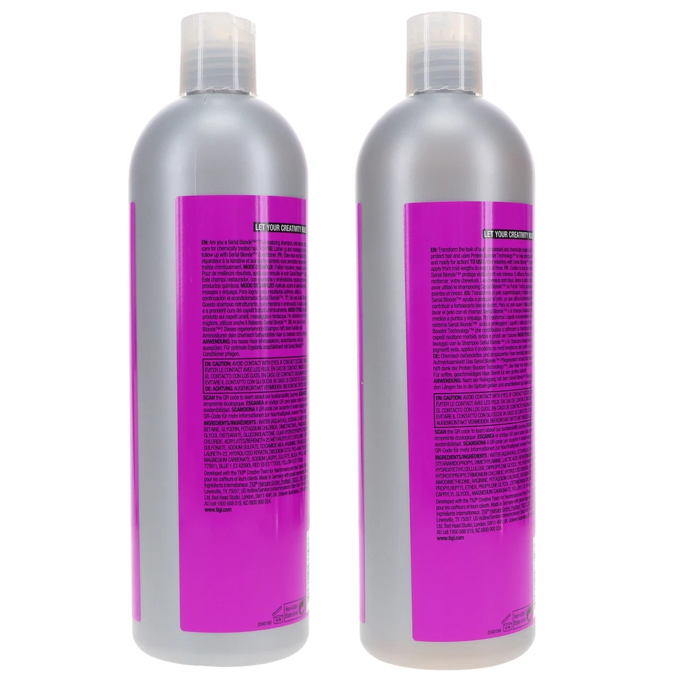 TIGI Serial Blonde Restoring Shampoo 25.36 oz & Serial Blonde Restoring - Image 3 of 4
