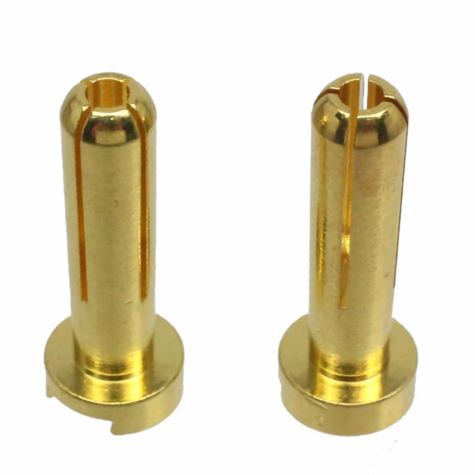 2pcs 4MM Male Low-Profile Solder Type Banana Plugs / Bullet Connectors - Image 3 of 4