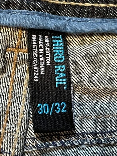 Third Rail Herren Jeans 30x32 Blau Denim - Bild 5 von 5
