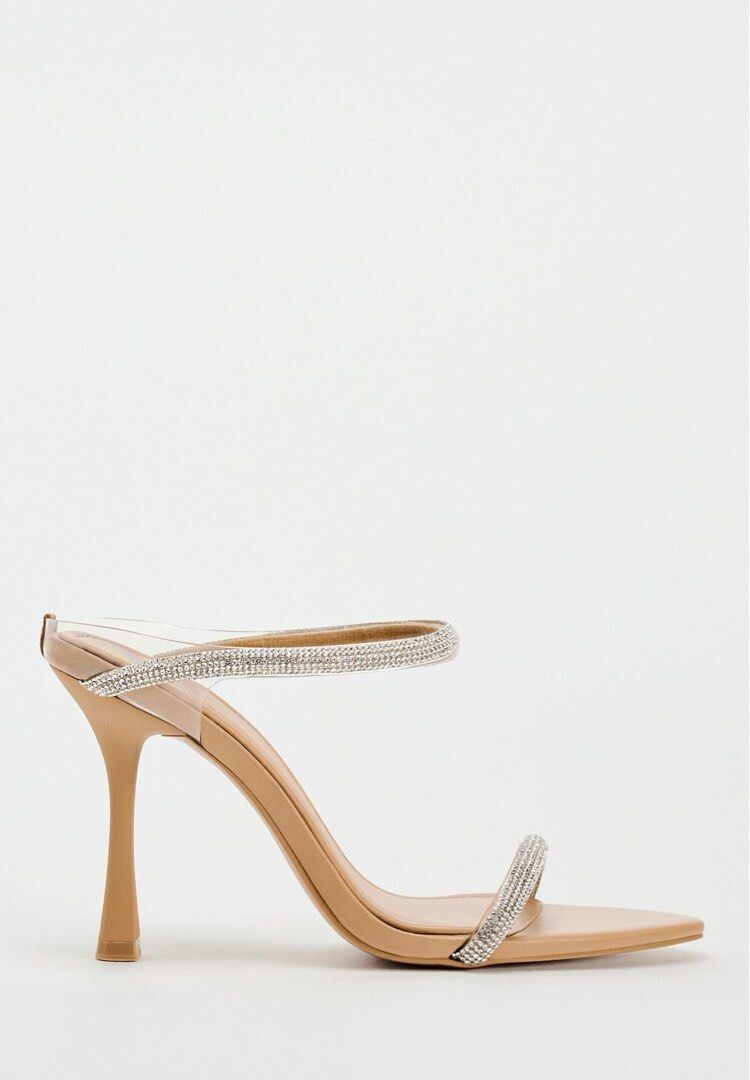 ZARA WOMEN HEELED SANDALS WITH RHINESTONE STRAPS | 2334/310