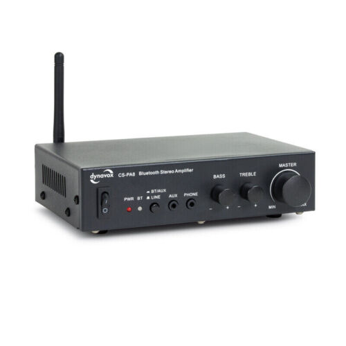 DYNAVOX CS-PA8 Digital Mini-Verstärker schwarz Bluetooth 2 x 15 W RMS - Bild 3 von 8