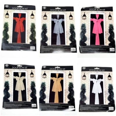 Front Door Bow Kit Christmas Wedding Traditional 9m Doors Decoration Festive