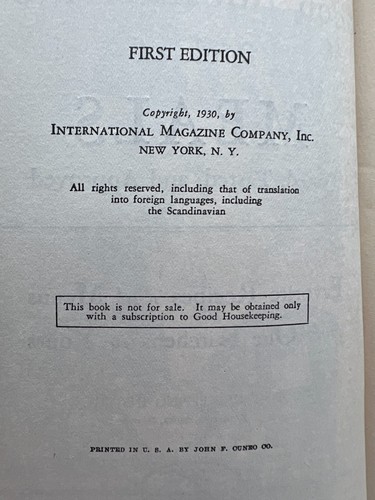Good Housekeeping Book of Meals Tested Tasted Approved Cookbook First Ed 1930 - Picture 11 of 15