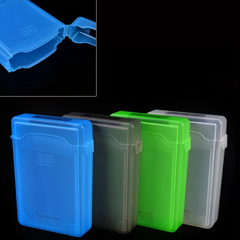 3.5'' IDE Hard Drive Disk Case Enclosure Cover Plastic SATA HDD Storage Box - Image 2 of 4