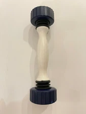 Shake Weight Exercise Weight 2 Lb. White & Navy Blue & Black