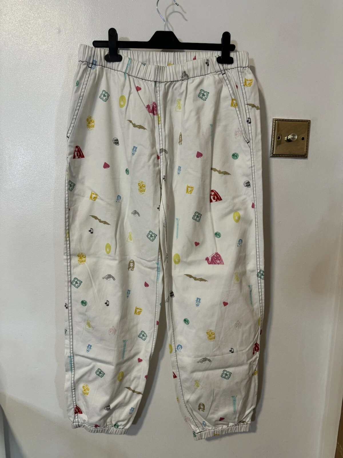 Pantalon de patinage Supreme Deep Space blanc moyen SS19