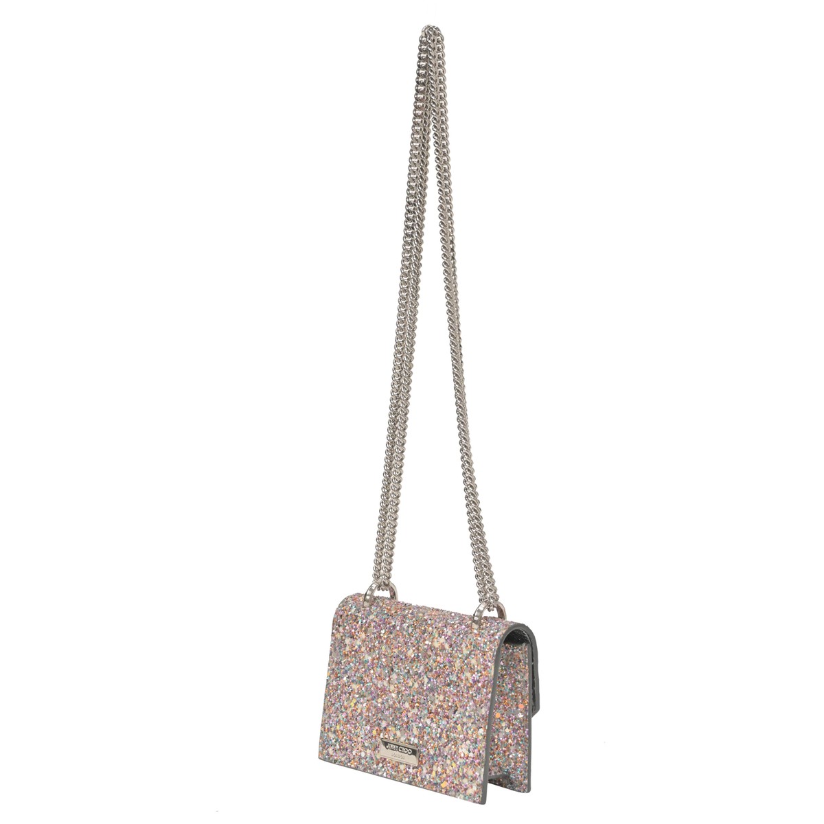 新品同様　JIMMY CHOO ミニパリス　ショルダーバッグ　グリッター 新品同様JIMMY CHOO ミニパリスショルダーバッググリッター