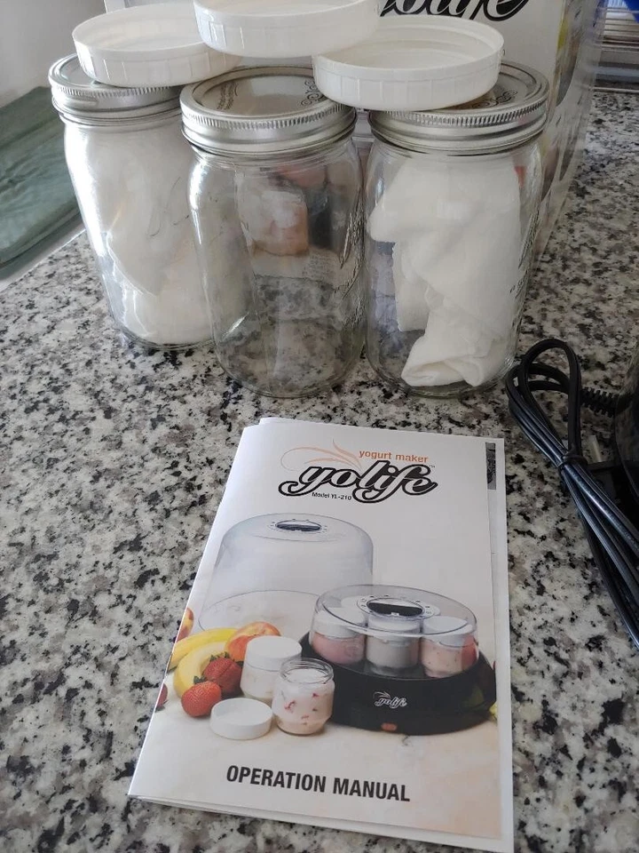 Yogurtera Tribest YoLife incluye frascos de 6 oz y frascos de 12 oz  Foto 4 de 4