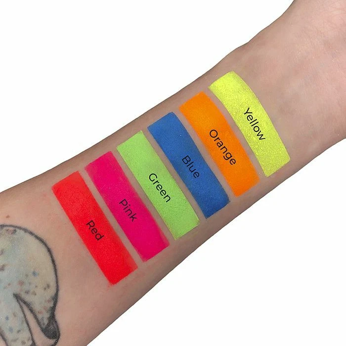 Stargazer NEON Loose Powder Eye Dust Eyeshadow Pigment UV reactive Bright Vegan - Image 2 of 2