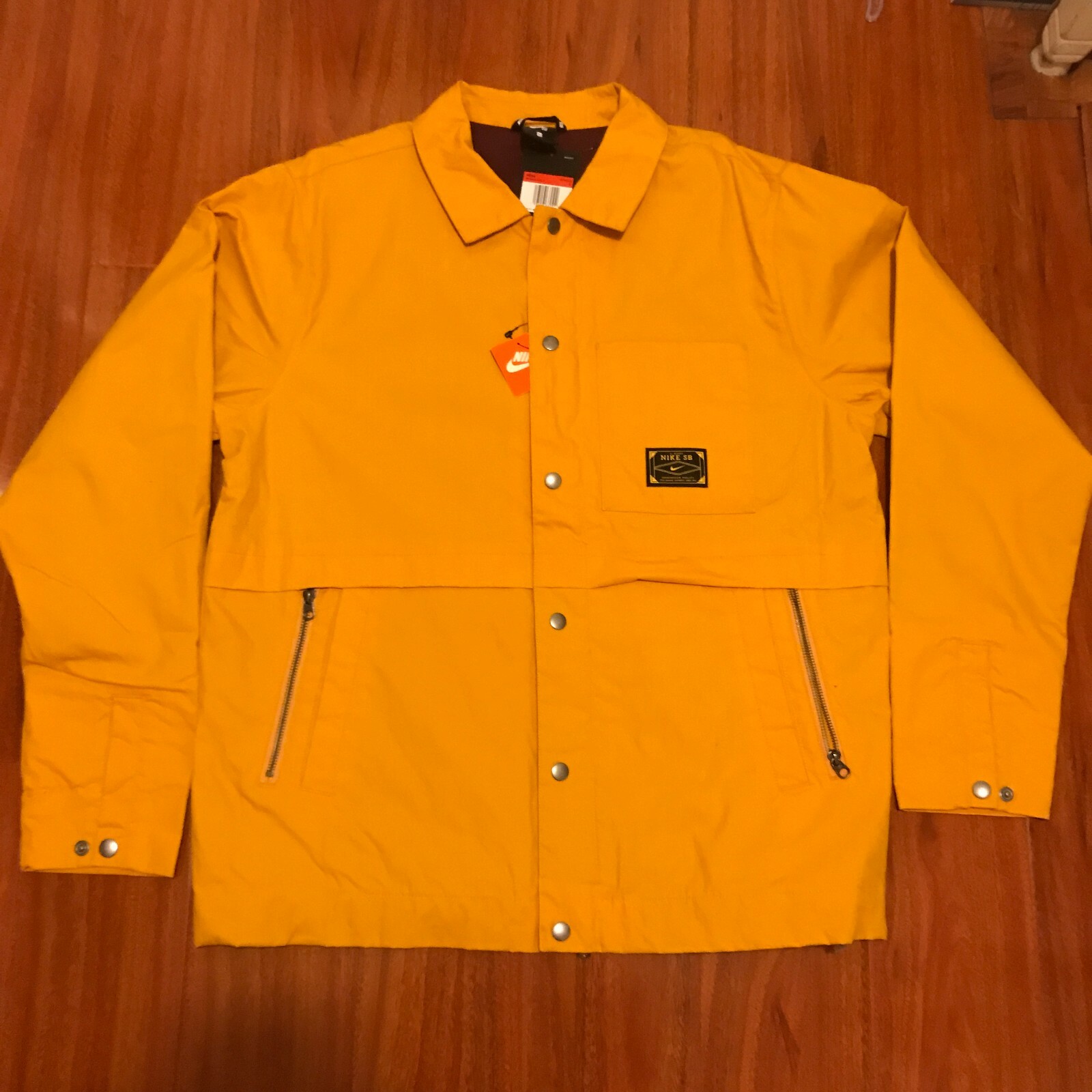 yellow nike sb jacket