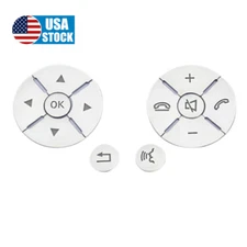 Steering Wheel Button Cover Trim Stickers For Mercedes C-Class W204 E-Class W212