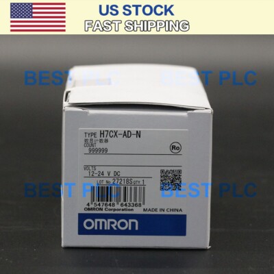 NEW OMRON AUTOMATION SAFETY H7CX-AD-N SCREW TERMINAL DIGITAL COUNTER 12-24VDC