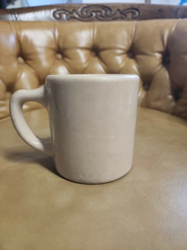 Tepco China Coffee Mug Cup Diner Restaurant Ware Beige USA Vintage
